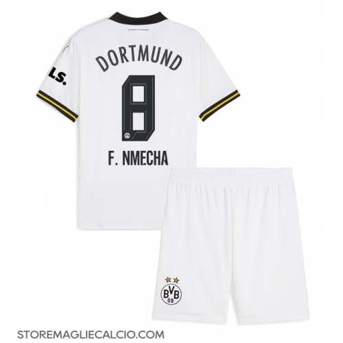 Borussia Dortmund Felix Nmecha #8 Maglia Gara Terza Repliche 2024-25 Bambino Maniche Corte Borussia Dortmund Felix Nmecha #8 Maglia Gara Terza Repliche 2024-25 Bambino Maniche Corte